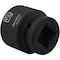Dynamic 1" Drive Standard Socket, Black Phosphate, Tools 1-11/16" X 1" Drive, 6 Point Standard Length D025354 - alternate 3
